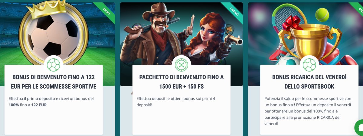 Bonus 22bet casino